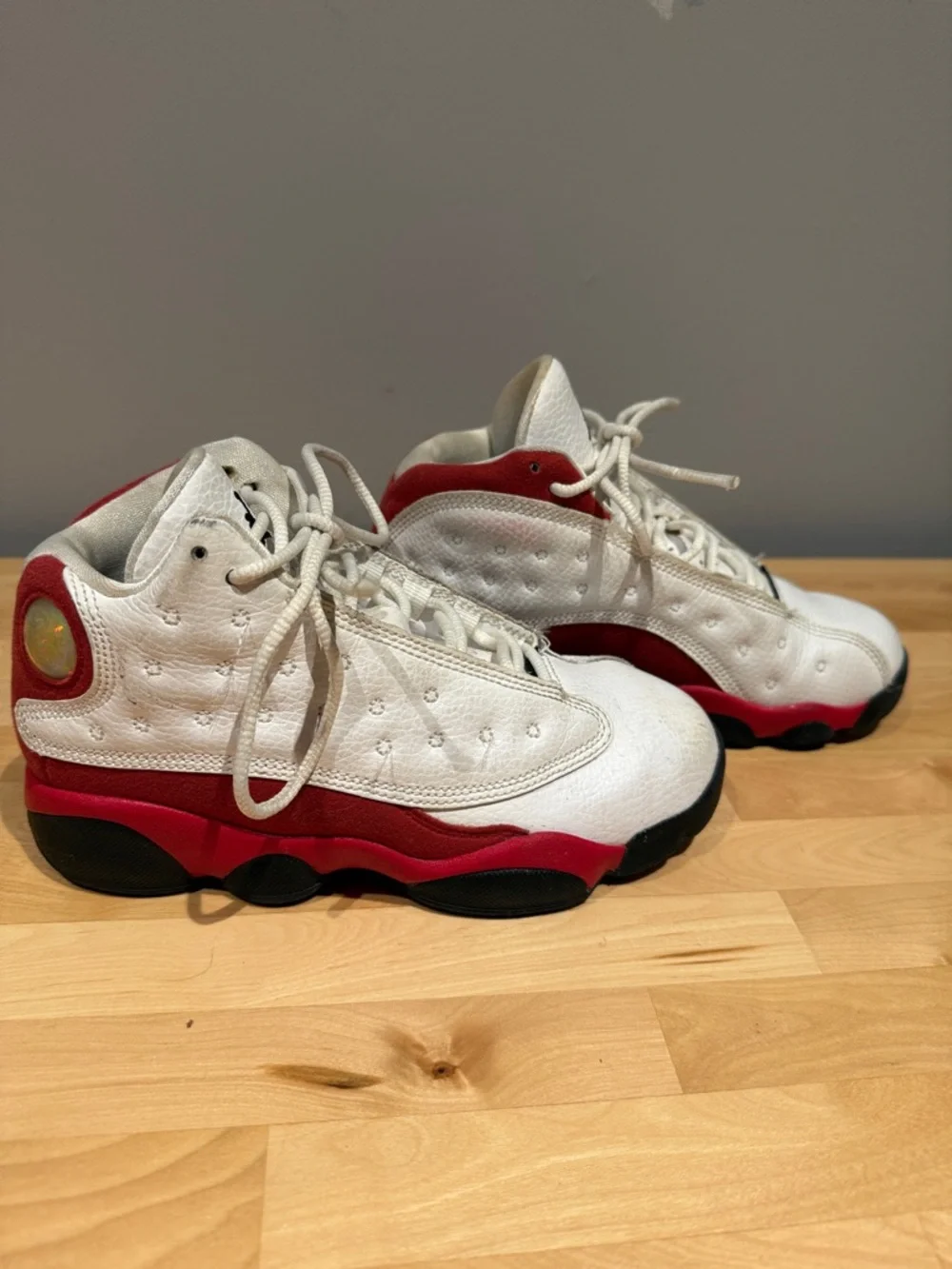 Nike Kids White, Red & Black Jordan Sneakers - Picture 3 of 3